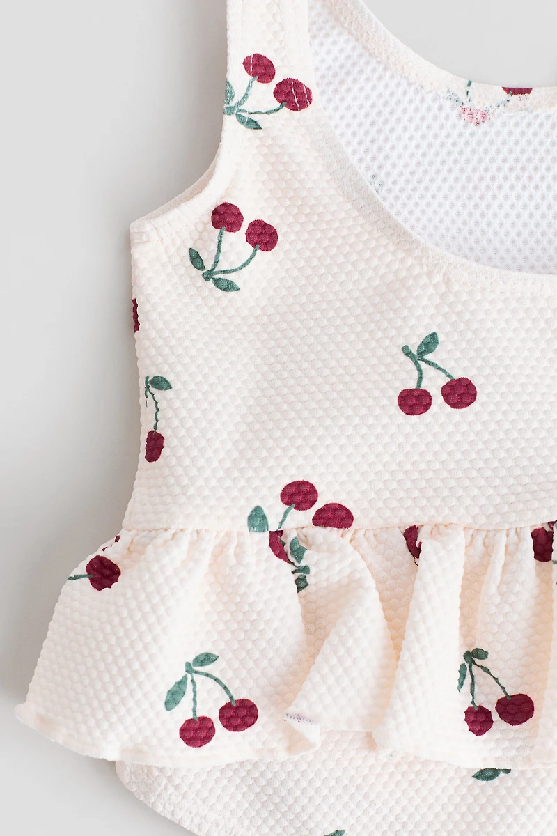 Swimsuit with Flounce