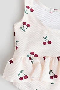 Swimsuit with Flounce