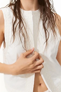 Vest with Embroidery