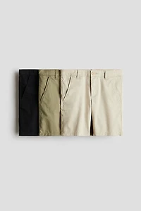 3-Pack Cotton Chino Shorts