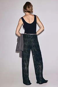 Sequined Pants