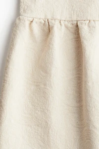 Tie-Detail Denim Dress