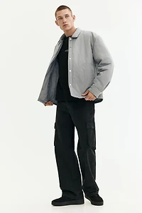 Relaxed-Fit Padded Nylon Overshirt