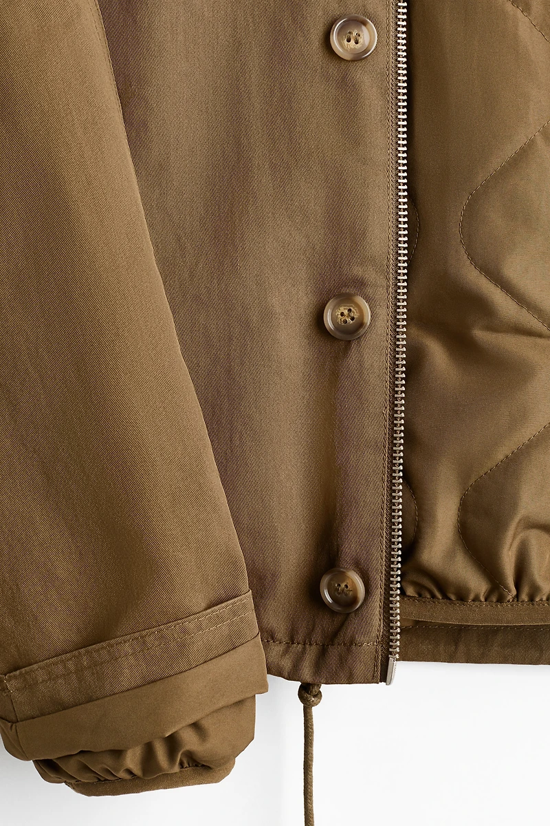 Veste matelassée en sergé