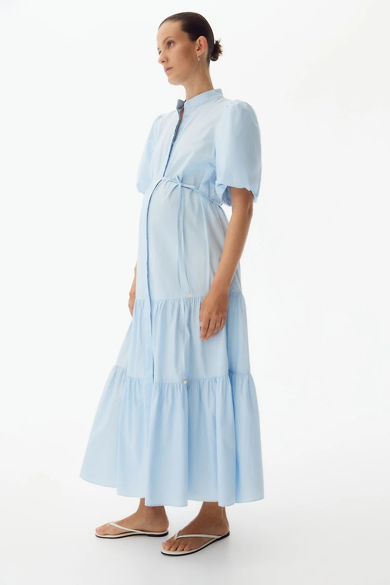 MAMA Tiered Cotton Dress