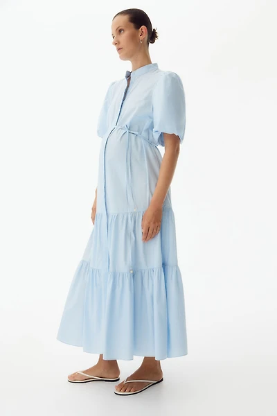 MAMA Tiered Cotton Dress