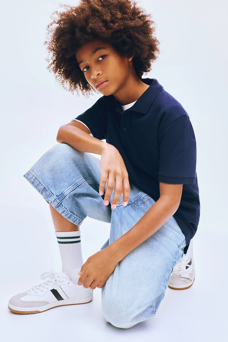 Baggy-Fit Denim Shorts