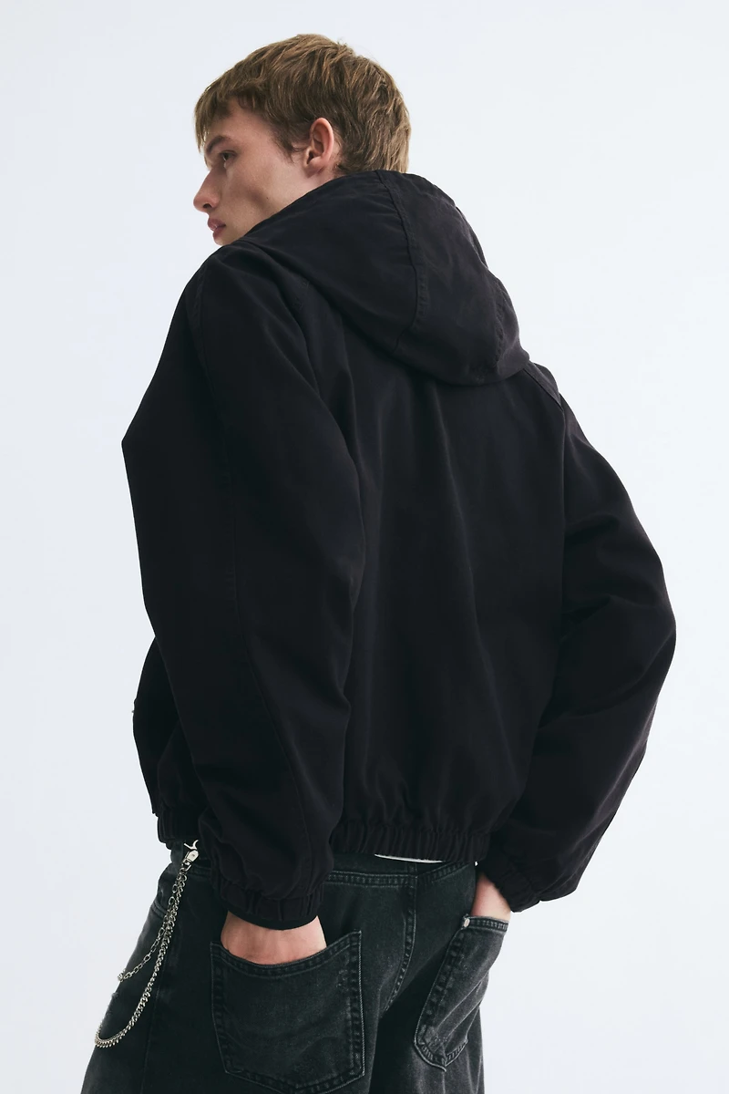 Hooded Cotton Workwear Jacket