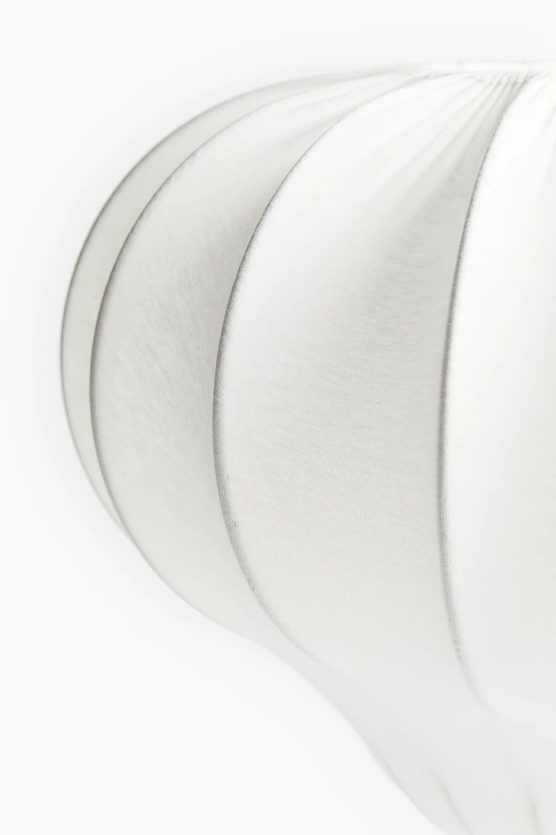 Lampe suspendue habillée de textile