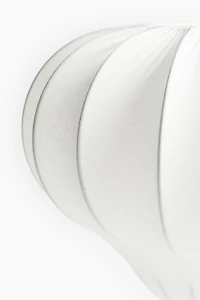 Lampe suspendue habillée de textile