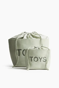 Small Canvas Storage Basket