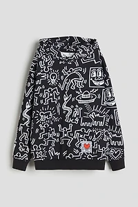 Hoodie with Motif