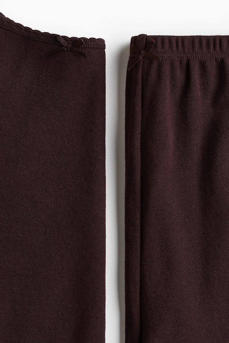 Cotton Pointelle Pajamas