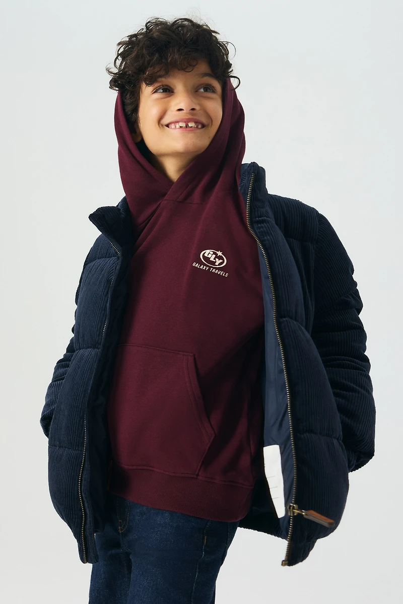 Corduroy Puffer Jacket