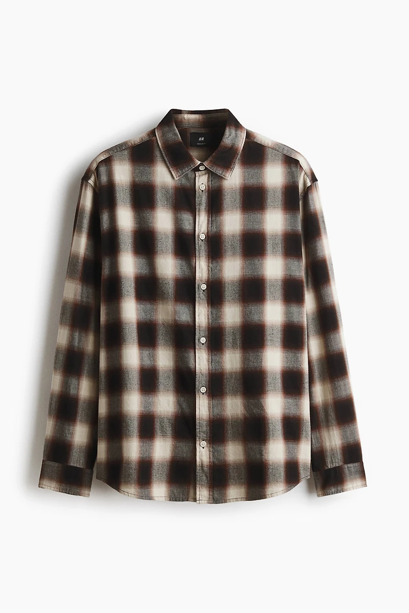 Relaxed-Fit Flannel Shirt