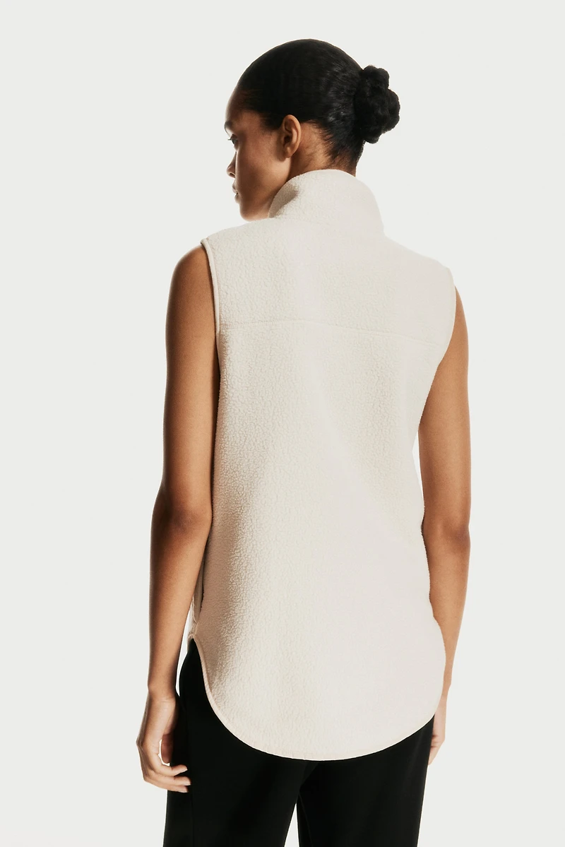 Veste de sport sans manches en polar