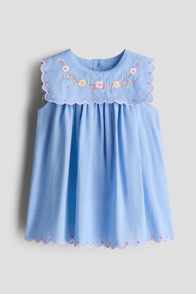 H&M Embroidered Cotton Dress | Hawthorn Mall