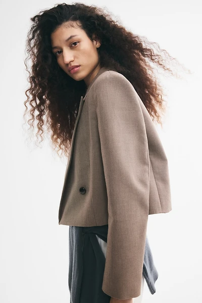 Short Double-Breasted Jacket