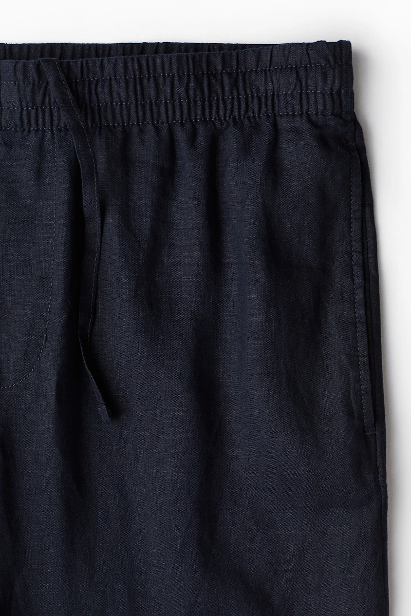 Regular-Fit Linen Pants