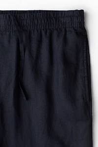 Regular-Fit Linen Pants