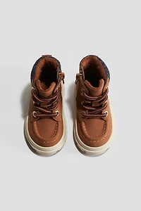 Bottines chaudement doublées
