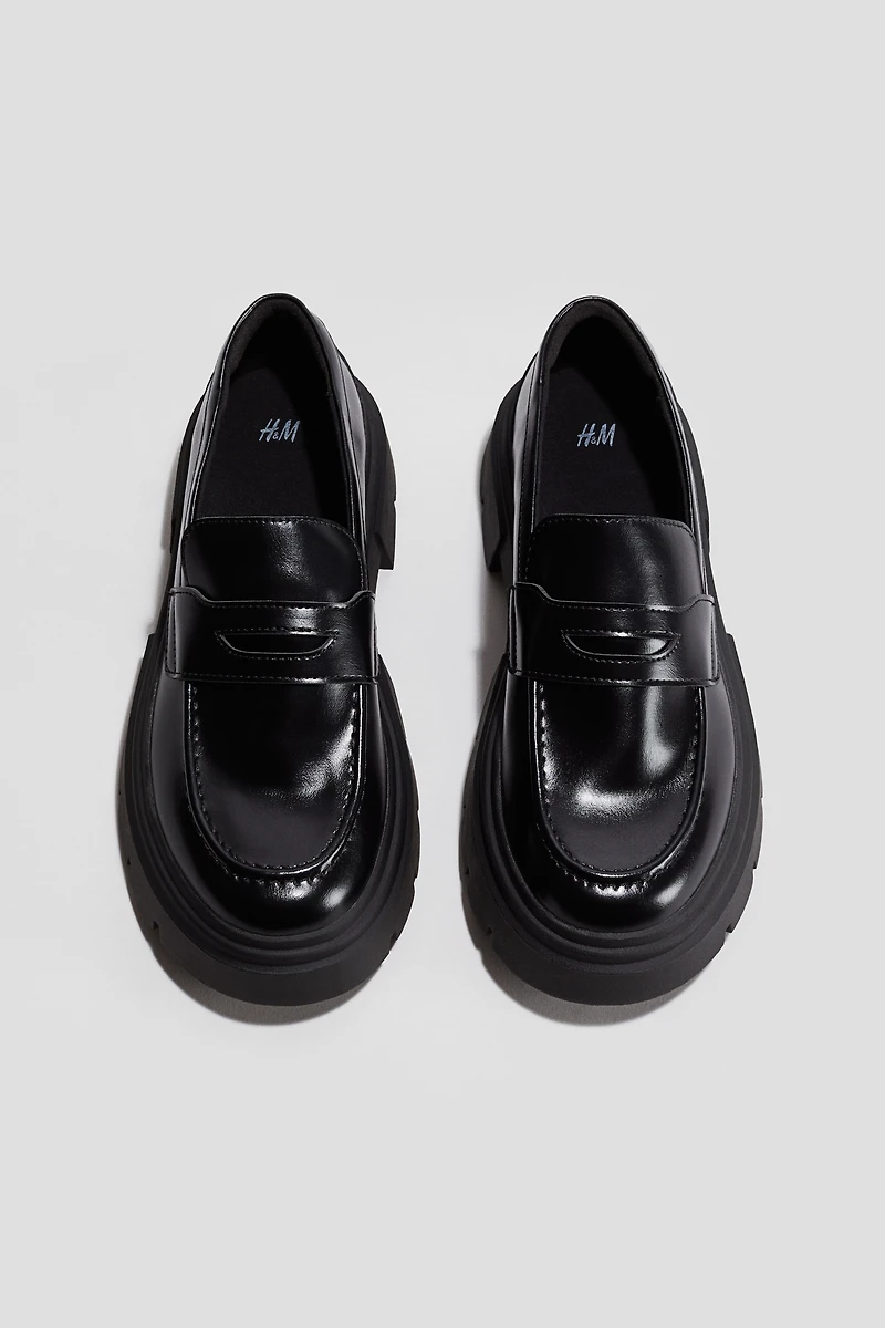 Mocassins à semelle épaisse