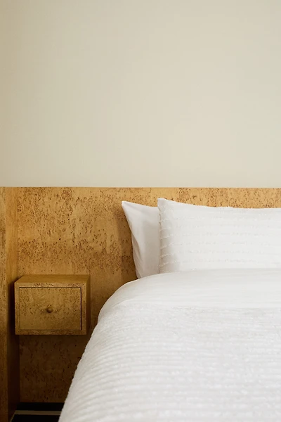Tufted King/Queen Duvet Cover Set