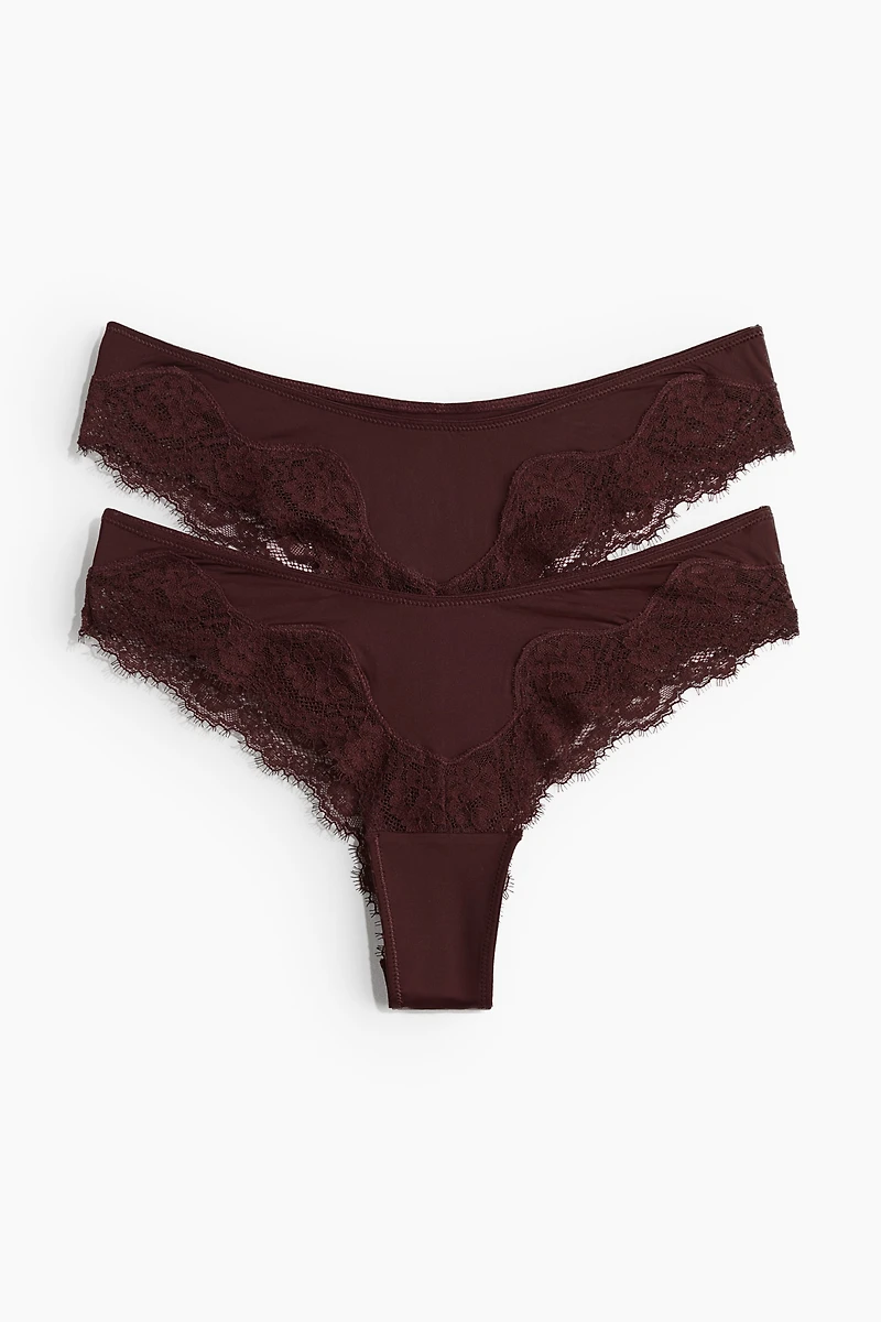 2-pack Microfiber Brazilian Briefs