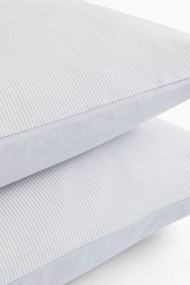Lot de 2 taies d'oreiller en tissu Oxford