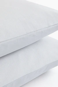 Lot de 2 taies d'oreiller en tissu Oxford