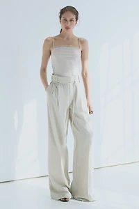 Lace-Trimmed Camisole Top