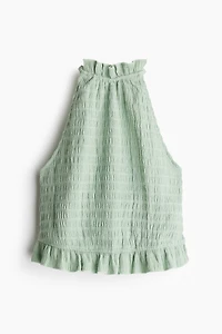 Textured Halterneck Top
