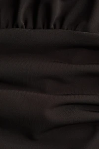 Draped Halterneck Top