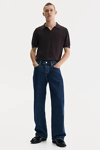 Regular-Fit V-Neck Polo Shirt