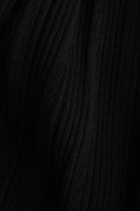 Ribbed Off-the-Shoulder Dress