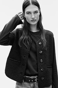 Veste sans manches en polar