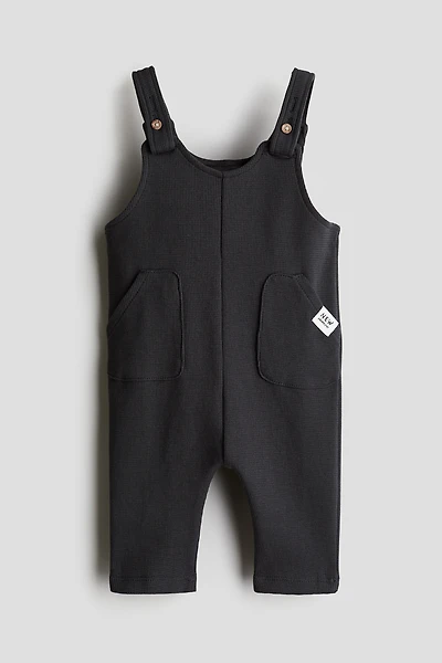 Waffled Jersey Overalls