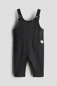 Waffled Jersey Overalls