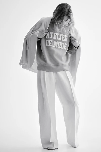 Sweatshirt with Motif