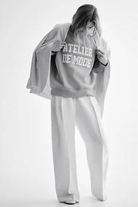 Sweatshirt with Motif