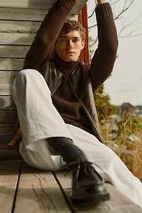 Relaxed Fit Twill Pants