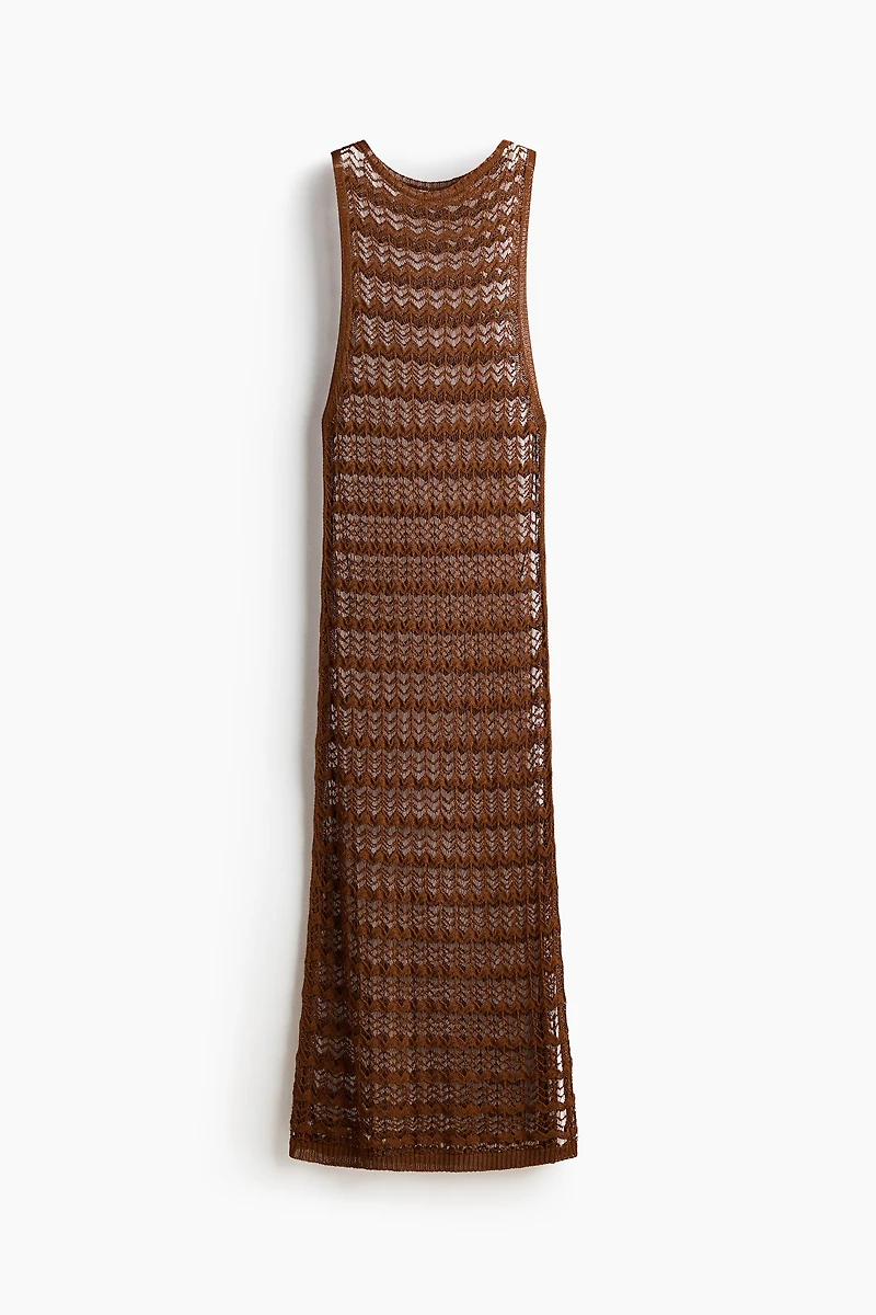 Pointelle-Knit Beach Dress