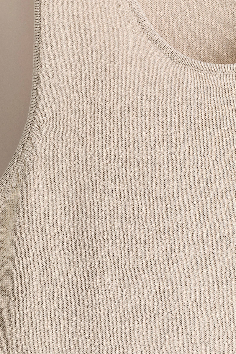 Débardeur classique en tricot