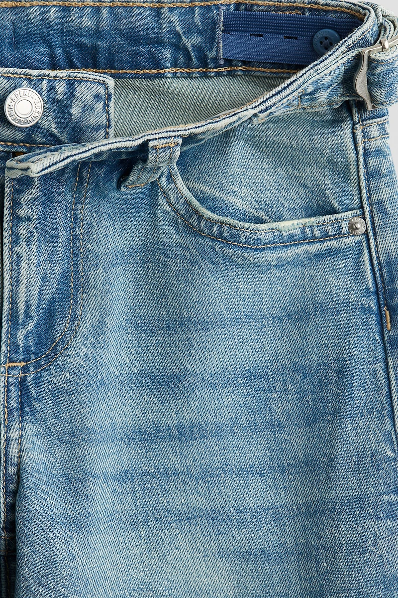 Jean à jambes larges