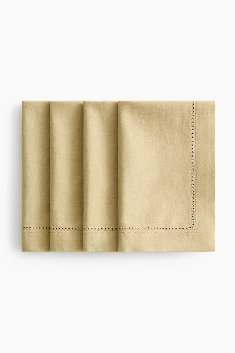 4-Pack Cotton Napkins