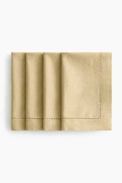 4-Pack Cotton Napkins