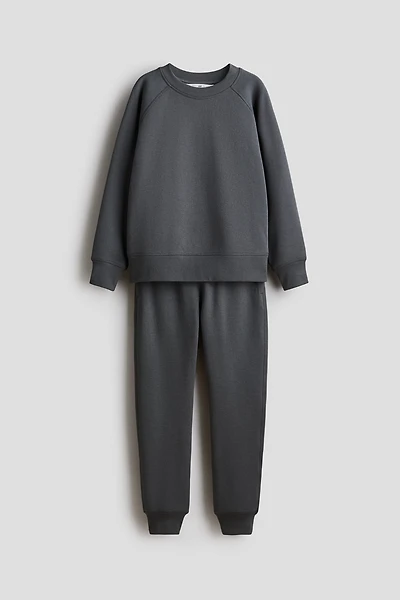 2-Piece Textured Sweatsuit