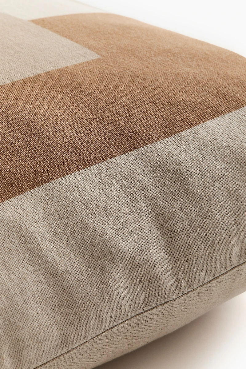 Linen-Blend Cushion Cover