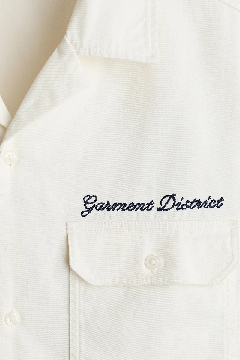 Chemise utilitaire à manches courtes décontractée