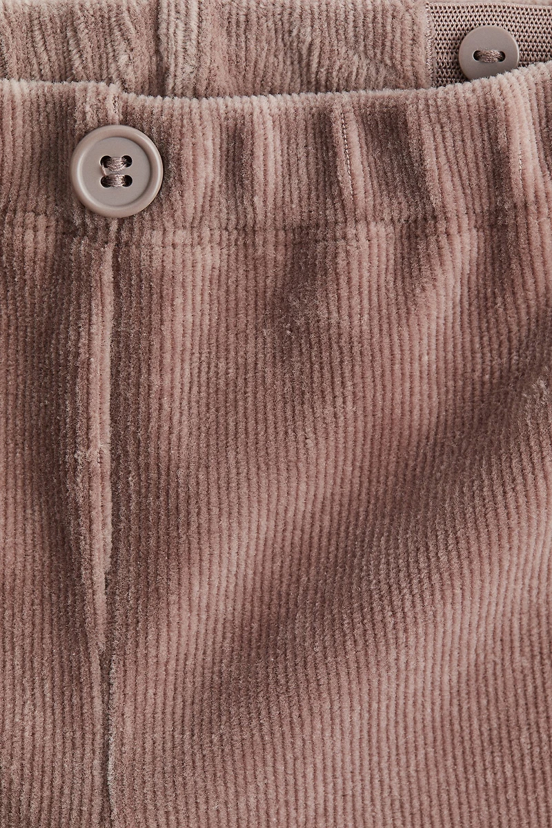 Legging en velours côtelé